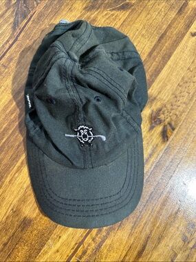 Men's Black Embroidered Sheep Golf Cap - Classic Cotton Baseball Hat